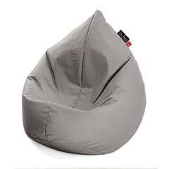 Кресло-мешок Qubo™ Drizzle Drop, гобелен, светло серое цена и информация | Детские диваны, кресла | 220.lv