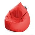 Кресло-мешок Qubo™ Drizzle Drop, гобелен, красное
