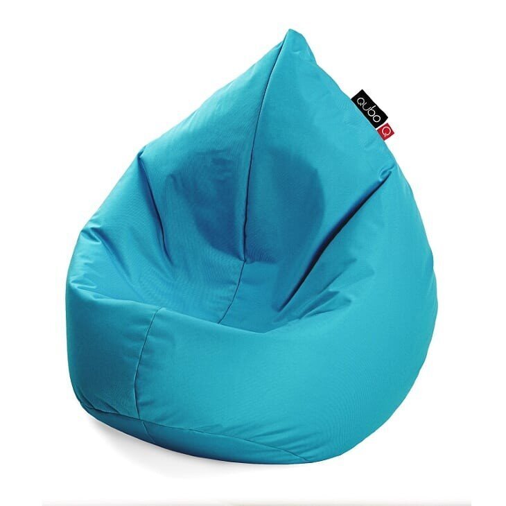 Bērnu sēžammaiss Qubo™ Drizzle Drop Wave Blue Pop Fit, zils cena un informācija | Sēžammaisi, klubkrēsli, pufi bērniem | 220.lv