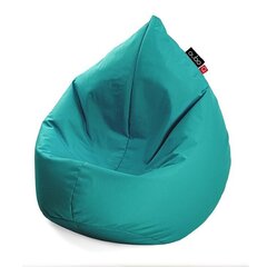 Кресло-мешок Qubo™ Drizzle Drop Aqua, гобелен, голубое цена и информация | Детские диваны, кресла | 220.lv