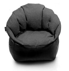 Кресло-мешок Qubo™ Shell, гобелен, темно-серое цена и информация | Кресла-мешки и пуфы | 220.lv