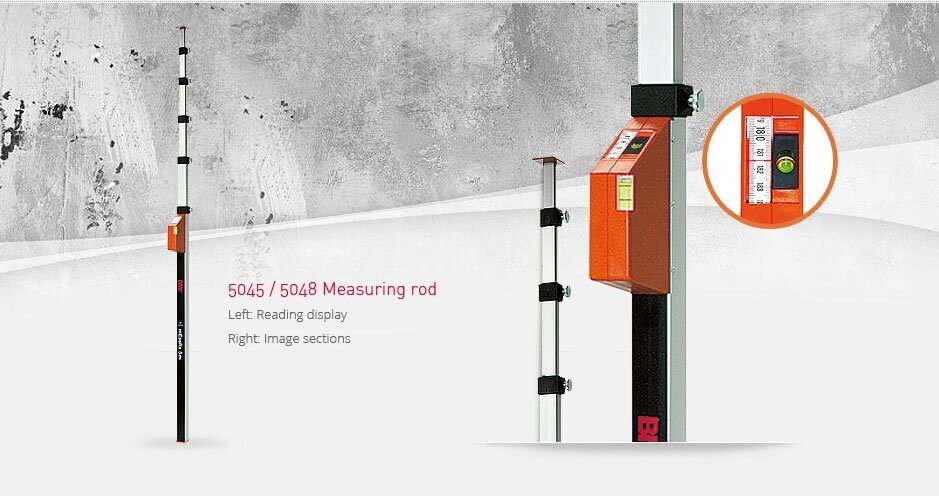 Teleskopiskais mērīšanas lineāls BMI (1.03 - 5.00 m) цена и информация | Rokas instrumenti | 220.lv