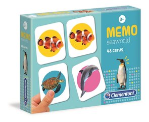 Карточки для развития памяти Clementoni Seaworld, 18085 цена и информация | Настольные игры, головоломки | 220.lv