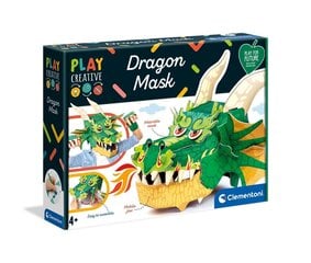 Творческий набор Сделай маску Дракона Clementino Play Creative, 18579 цена и информация | Развивающие игрушки | 220.lv