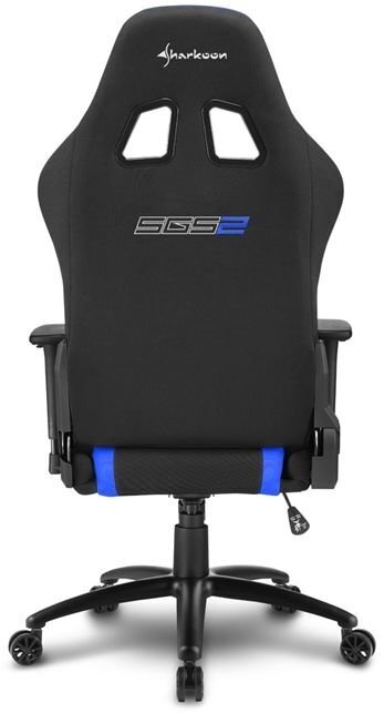 Spēļu krēsls Sharkoon Skiller SGS2, melns/zils cena un informācija | Biroja krēsli | 220.lv