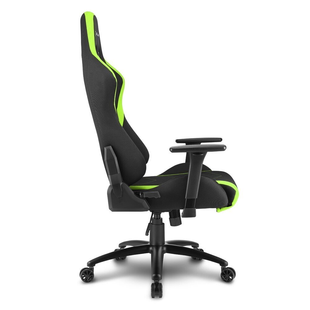 Spēļu krēsls Sharkoon Skiller SGS2, melns/zaļš cena un informācija | Biroja krēsli | 220.lv