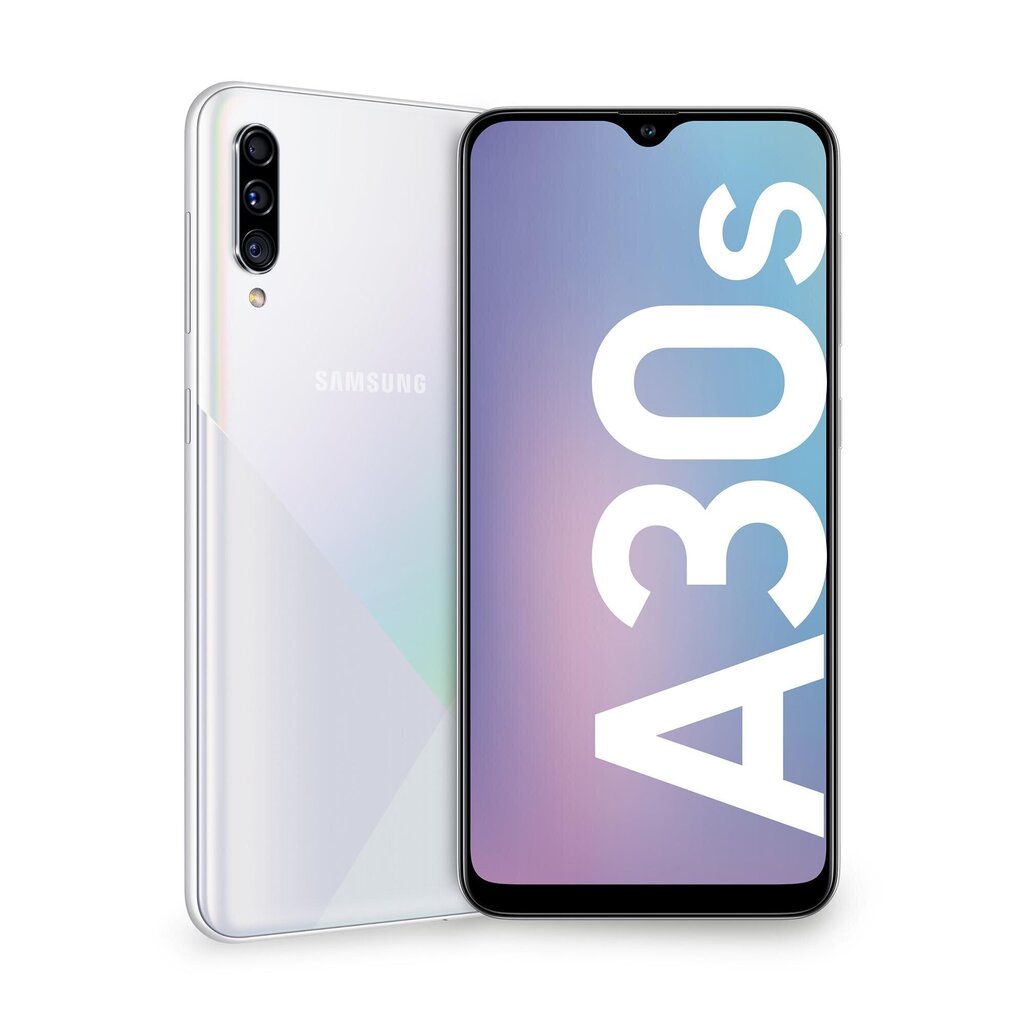 Samsung Galaxy A30s, 128GB, Dual SIM White cena un informācija | Mobilie telefoni | 220.lv