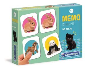 Карточки для развития памяти Clementoni Memo Puppies, 18084 цена и информация | Настольная игра | 220.lv