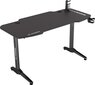 Spēļu galds Ultradesk Frag Black, melns цена и информация | Datorgaldi, rakstāmgaldi, biroja galdi | 220.lv