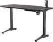 Spēļu galds Ultradesk Frag Black, melns цена и информация | Datorgaldi, rakstāmgaldi, biroja galdi | 220.lv