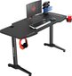 Spēļu galds Ultradesk Frag Black, melns цена и информация | Datorgaldi, rakstāmgaldi, biroja galdi | 220.lv