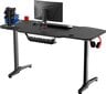 Spēļu galds Ultradesk Frag Black, melns цена и информация | Datorgaldi, rakstāmgaldi, biroja galdi | 220.lv