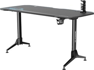 Spēļu galds Ultradesk Grand Blue, melns/zils cena un informācija | Datorgaldi, rakstāmgaldi, biroja galdi | 220.lv