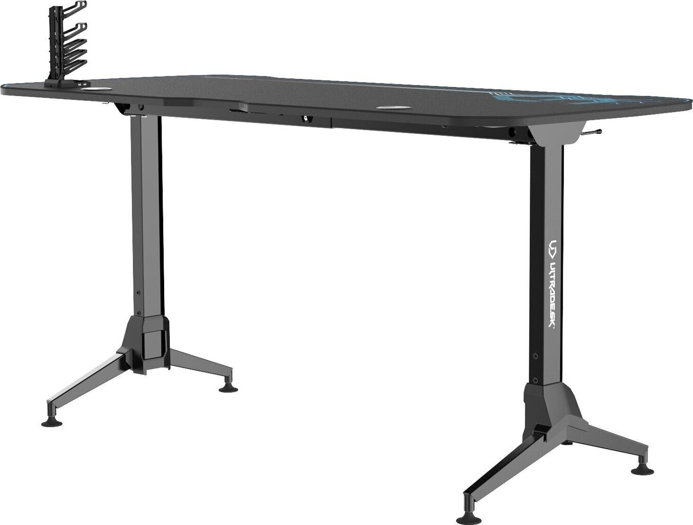 Spēļu galds Ultradesk Grand Blue, melns/zils цена и информация | Datorgaldi, rakstāmgaldi, biroja galdi | 220.lv