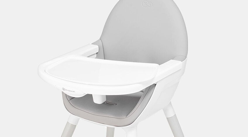 Barošanas krēsls Kinderkraft Fini 2in1, grey цена и информация | Barošanas krēsli | 220.lv