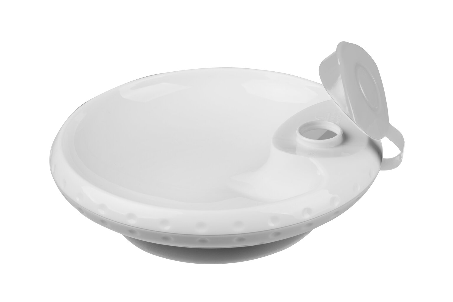 Termo šķīvis ar lipīgu dibenu pie galda BabyOno 1070/03, pelēks cena un informācija | Bērnu trauki, piena uzglabāšanas trauciņi un piederumi | 220.lv