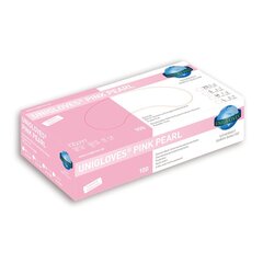 Одноразовые нитриловые перчатки Unigloves Pink Pearl, размер S, 100 шт. цена и информация | Первая помощь | 220.lv