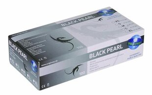 Одноразовые нитриловые перчатки Unigloves Black Pearl, размер S, 100 шт. цена и информация | Первая помощь | 220.lv