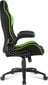 Spēļu krēsls Sharkoon Elbruss 1, melns/zaļš cena un informācija | Biroja krēsli | 220.lv