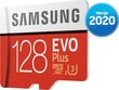 Samsung EVO Plus microSD 2020 128GB atmiņas karte цена и информация | Atmiņas kartes mobilajiem telefoniem | 220.lv