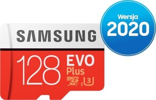 Samsung EVO Plus microSD 2020 128GB atmiņas karte цена и информация | Atmiņas kartes mobilajiem telefoniem | 220.lv