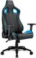 Spēļu krēsls Sharkoon Elbrus 2, melns/zils cena un informācija | Biroja krēsli | 220.lv