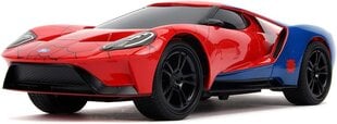 Radiovadāms automodelis Marvel RC Spiderman 2017 Ford GT 1:16 цена и информация | Игрушки для мальчиков | 220.lv