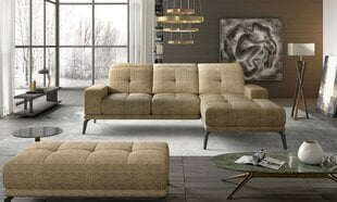 Stūra dīvāns NORE Torrense, smilškrāsas cena un informācija | Stūra dīvāni | 220.lv