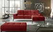 Stūra dīvāns NORE Torrense, sarkans cena un informācija | Stūra dīvāni | 220.lv