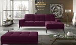 Stūra dīvāns NORE Torrense, samts, violets