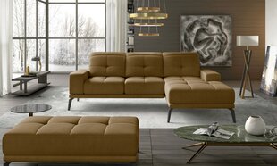 Stūra dīvāns NORE Torrense, tumši dzeltens cena un informācija | Stūra dīvāni | 220.lv