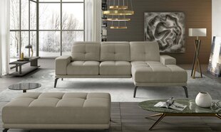 Stūra dīvāns NORE Torrense, gaiši brūns cena un informācija | Stūra dīvāni | 220.lv