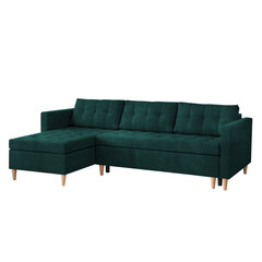 Universāls stūra dīvāns Selsey Kopenhaga, zaļš/brūns cena un informācija | Stūra dīvāni | 220.lv