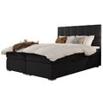 Кровать Selsey Erlar 180x200 см, черная