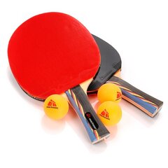 Комплект для настольного тенниса Meteor Mistral, 2 ракетки и 3 мяча цена и информация | Ракетки для настольного тенниса, чехлы и наборы | 220.lv