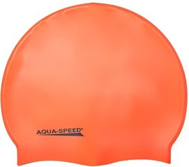 Шапочка для плавания Aqua Speed Mega, Оранжевая цена и информация | Шапочки для плавания | 220.lv