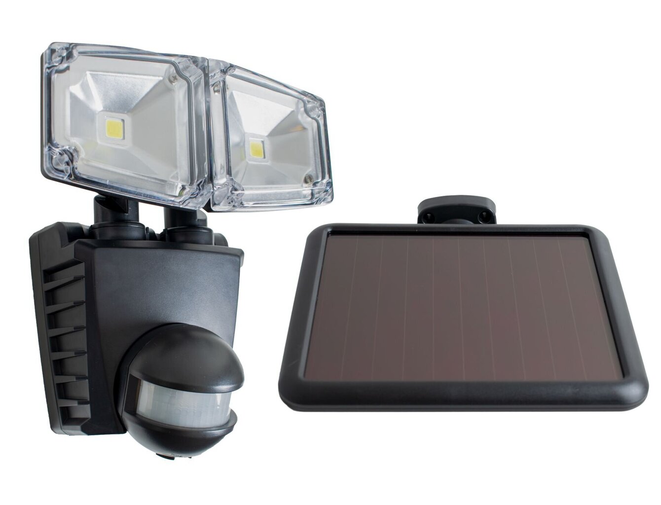 Sienas lampa ar saules bateriju un kustības detektoru Grunding цена и информация | Āra apgaismojums | 220.lv