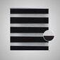 Rullo žalūzijas Zebra, 40 x 100 cm, melnas cena un informācija | Rullo žalūzijas | 220.lv