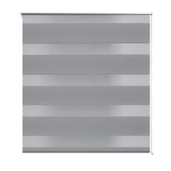 Rullo žalūzijas Zebra, 60 x 120 cm, pelēkas цена и информация | Рулонные шторы | 220.lv