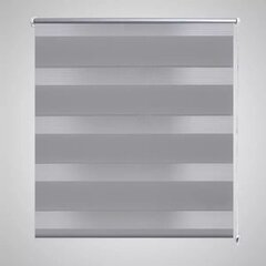 Жалюзи, рулонная штора Zebra, 60 x 120 см, серая цена и информация | Рулонные шторы | 220.lv