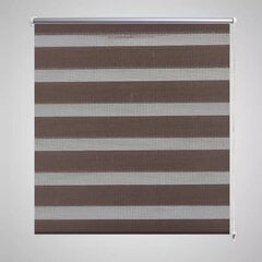 Rullo žalūzijas Zebra, 70 x 120 cm, kafijas krāsas cena un informācija | Rullo žalūzijas | 220.lv