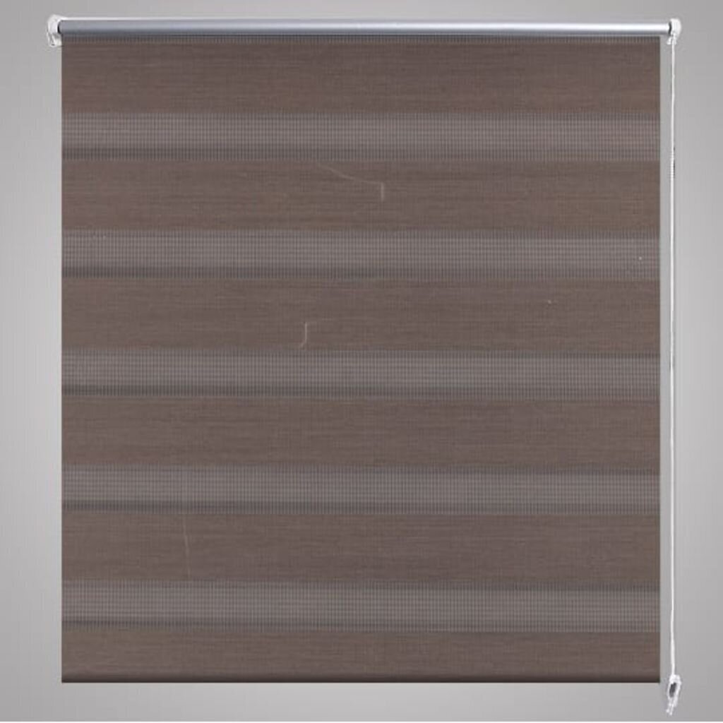 Rullo žalūzijas Zebra, 80 x 150 cm, kafijas krāsas cena un informācija | Rullo žalūzijas | 220.lv