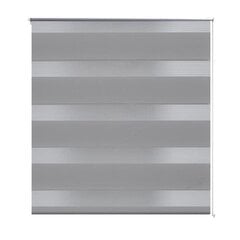 Rullo žalūzijas Zebra, 90 x 150 cm, pelēkas цена и информация | Рулонные шторы | 220.lv