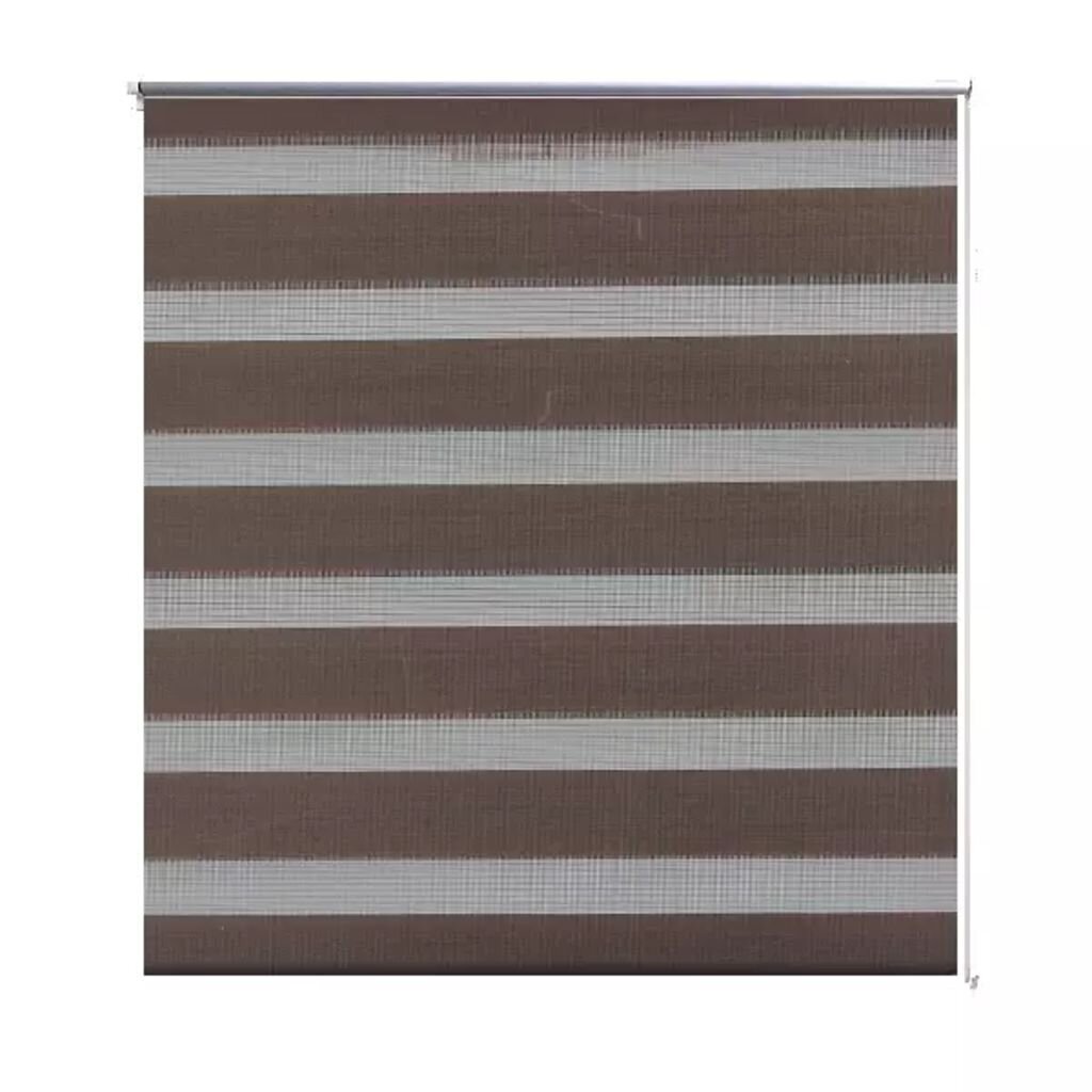 Rullo žalūzijas Zebra, 120 x 175 cm, kafijas krāsas cena un informācija | Rullo žalūzijas | 220.lv