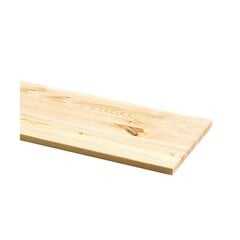 Полка подвесная Spaceo Wood 150x20см, бежевая цена и информация | Полки | 220.lv