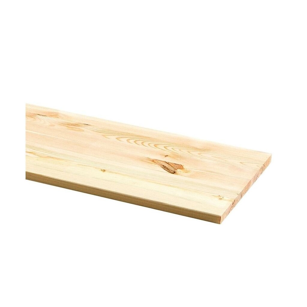 Sienas plaukts Spaceo Wood 240x20, smilškrāsas цена и информация | Plaukti | 220.lv
