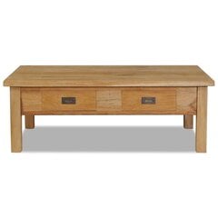 Кофейный столик, массив древесины тика, 100x60x35 см цена и информация | Журнальные столики | 220.lv