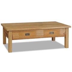 Кофейный столик, массив древесины тика, 100x60x35 см цена и информация | Журнальные столики | 220.lv