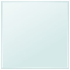 Galdiņš, rūdīta stikla, kvadrāta forma, 700x700mm цена и информация | Столешницы | 220.lv