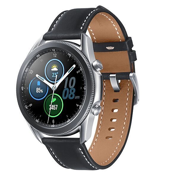 Viedais pulkstenis Samsung Galaxy Watch 3 R840 (45 mm), BT Titan cena un informācija | Viedpulksteņi (smartwatch) | 220.lv